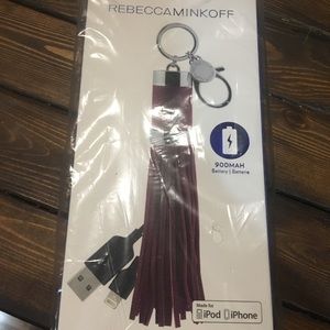 Rebecca Minkoff “Always On Power Tassel Keychain”